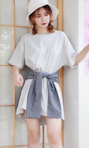 #上短下长，腿长一米八！#
#小肚腩这样藏，亲测有效！#